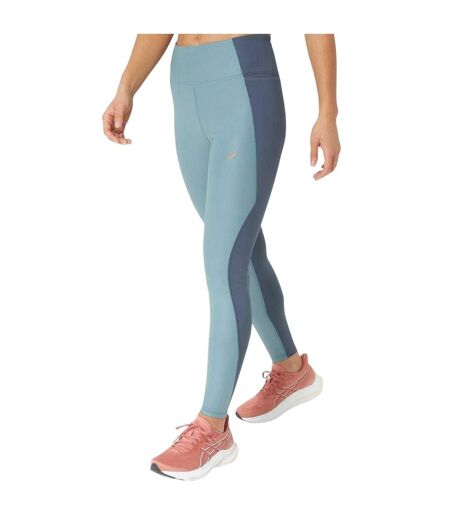 Legging Course À Pied Nagino Femme Bleu Sarcelle Asics