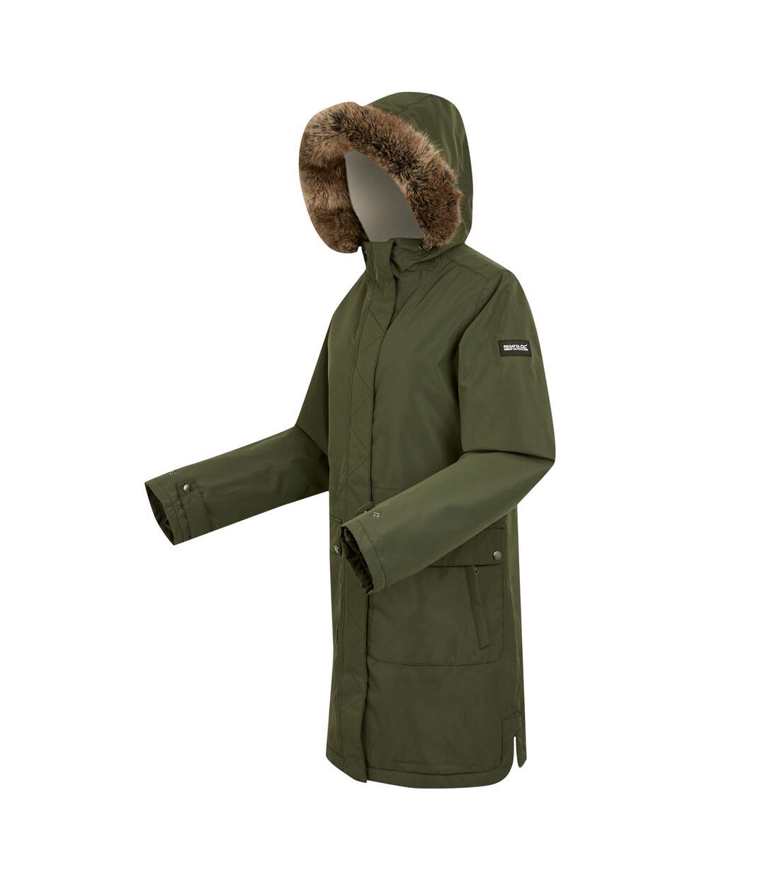 Womens/ladies sabinka ii parka dark khaki Regatta-3