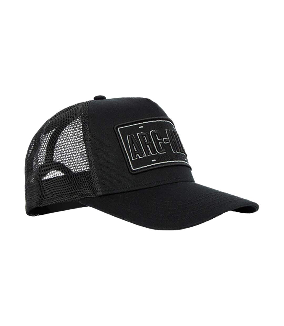 Casquette trucker pitstop homme noir Archive Design Studios-1