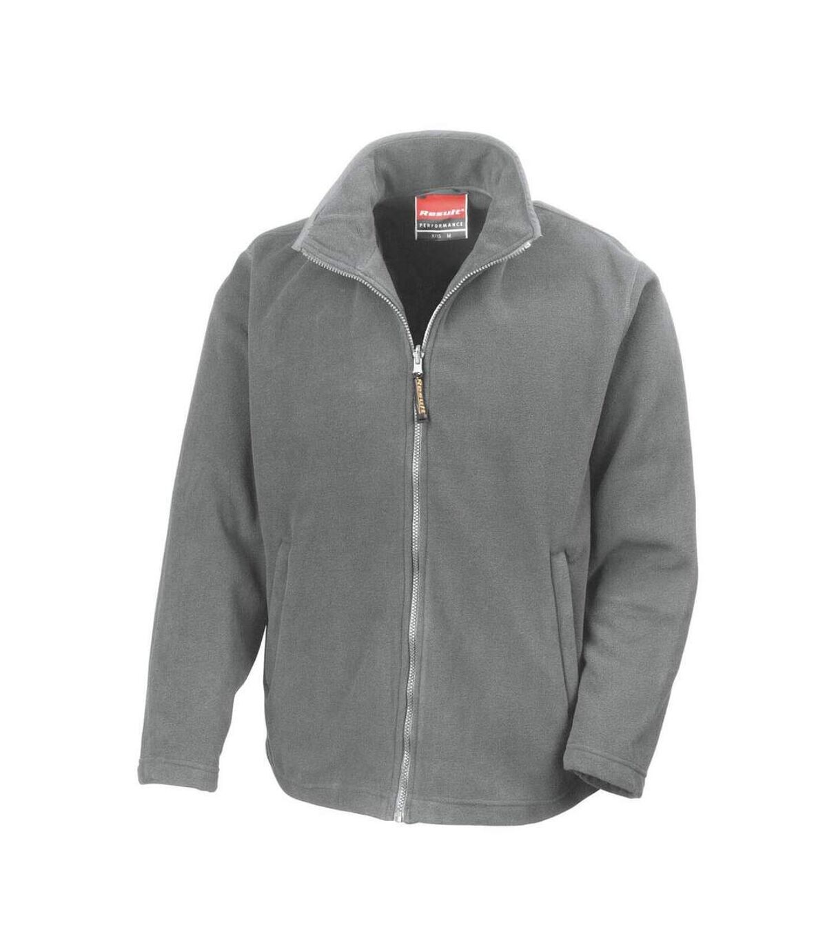 Result Mens High Grade Microfleece Horizon Showerproof Breathable Jacket (Light Grey) - UTBC854