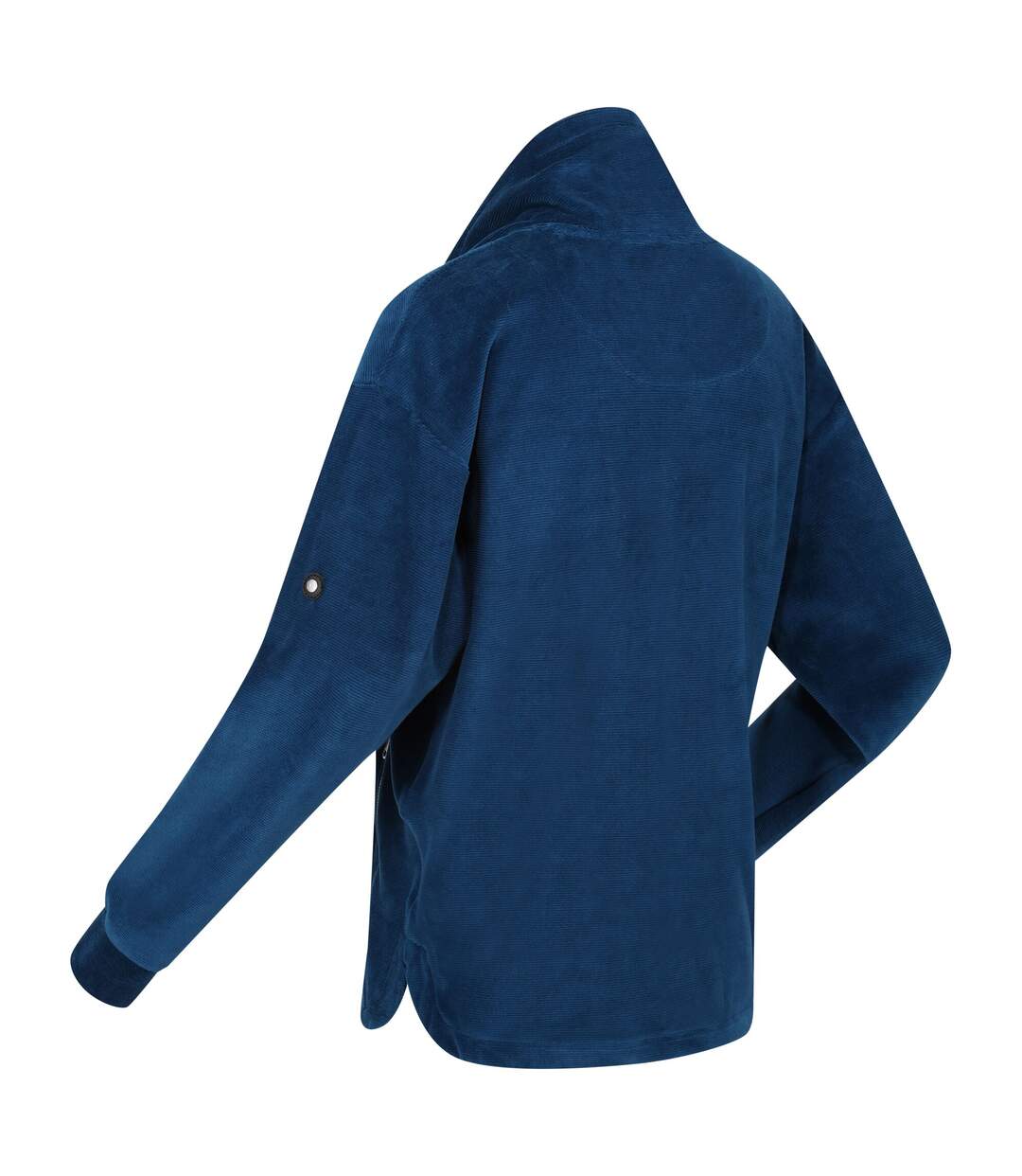 Womens/ladies velour full zip fleece jacket blue opal Regatta-3