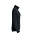 Womens/ladies basic microfleece jacket black Clique-4