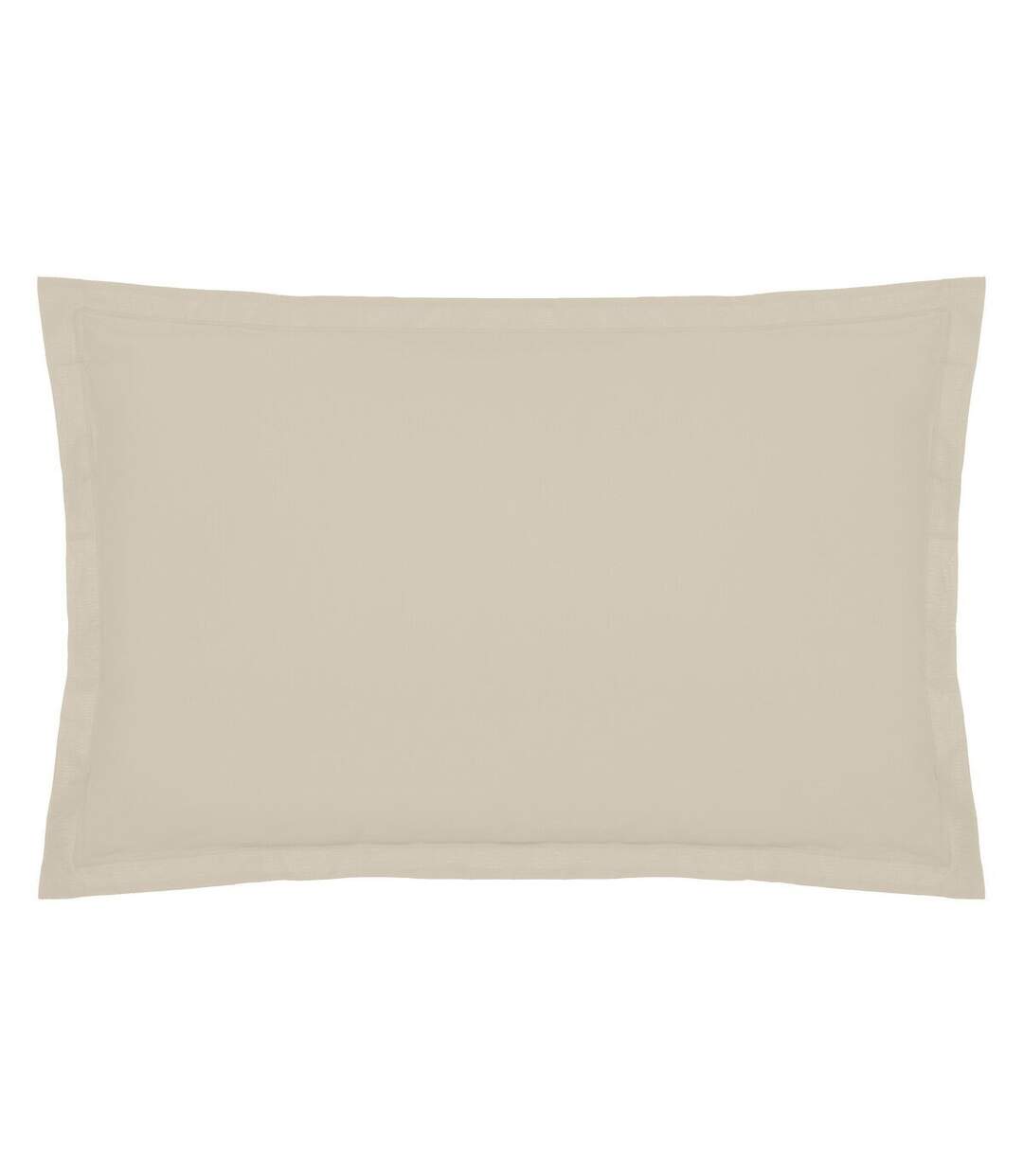 Taie d'Oreiller Percale 50x70cm Beige Lin-1