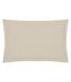 Taie d'Oreiller Percale 50x70cm Beige Lin-1