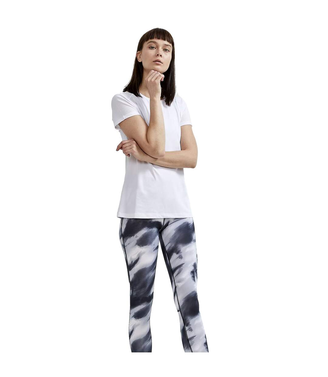 Craft Womens/Ladies ADV Essence Slim Short-Sleeved T-Shirt (White)