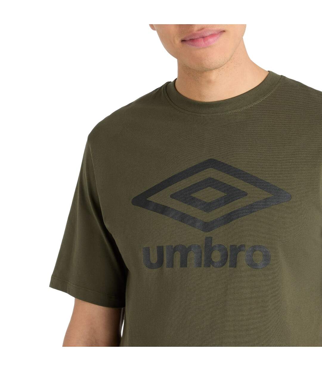Mens core big logo t-shirt forest night/black Umbro-4