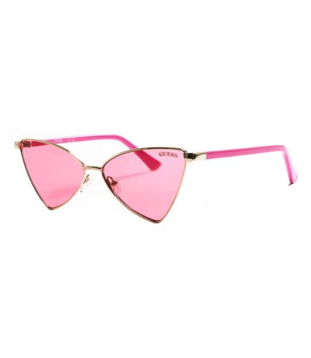 Women's metal sunglasses with triangular shape GU8286 Guess