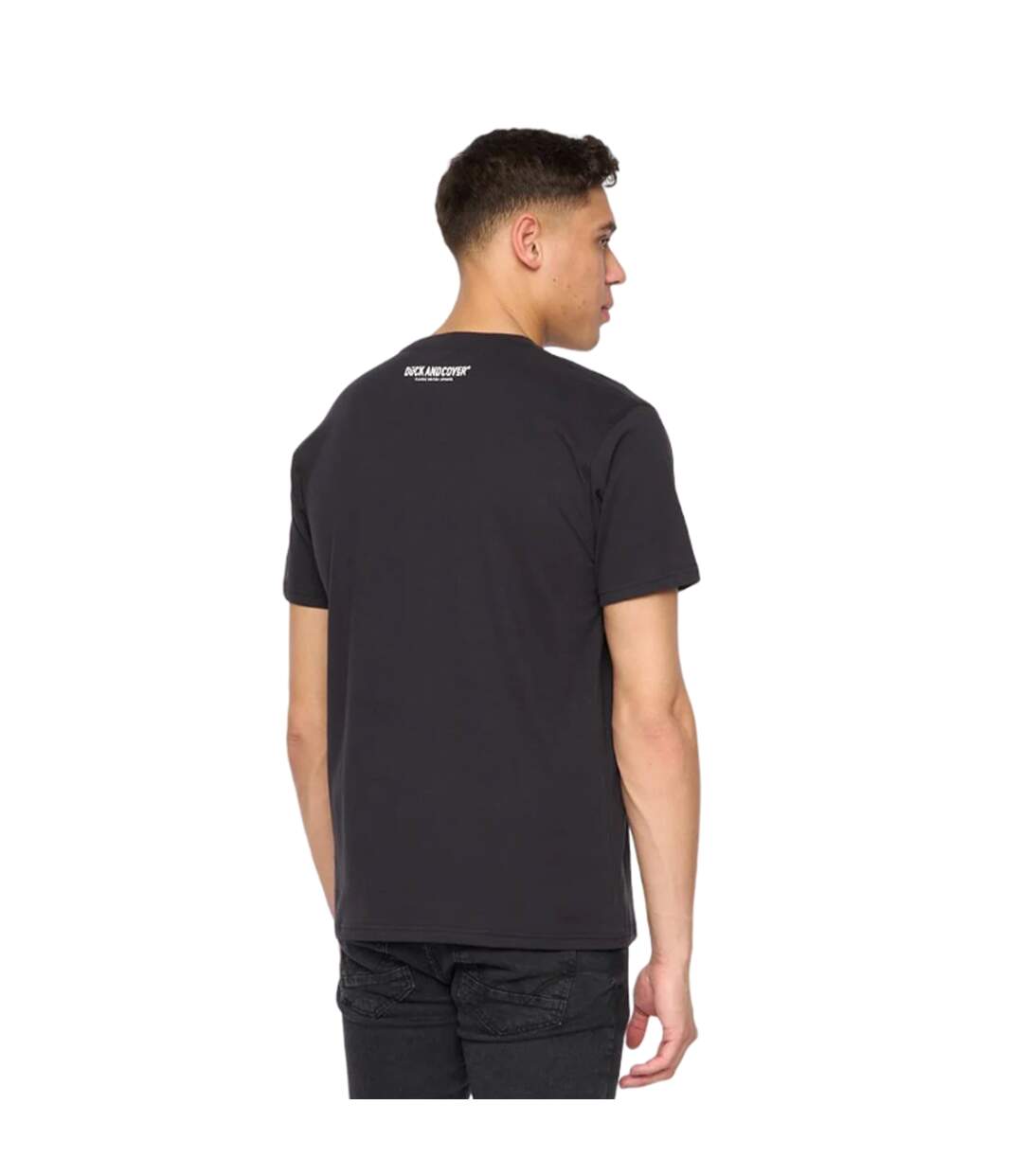 T-shirt wayfirth homme noir Duck and Cover-2