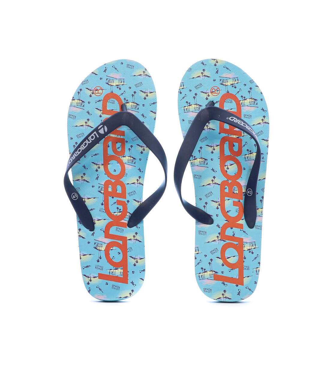 Tongs bleu homme longboard pavel-2