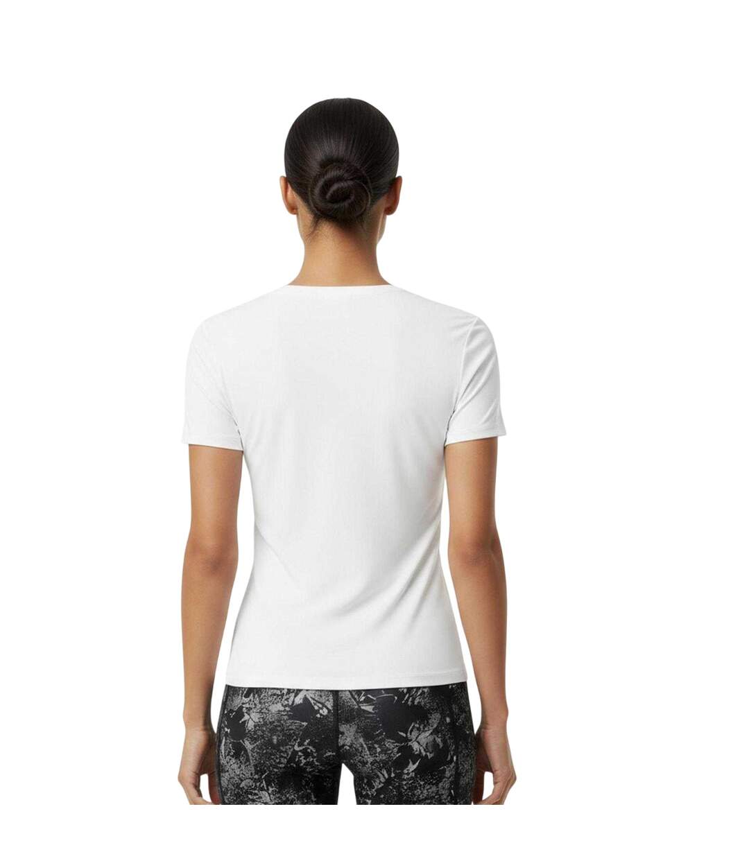 Womens/ladies Polyamide T-shirt White USA Pro-3