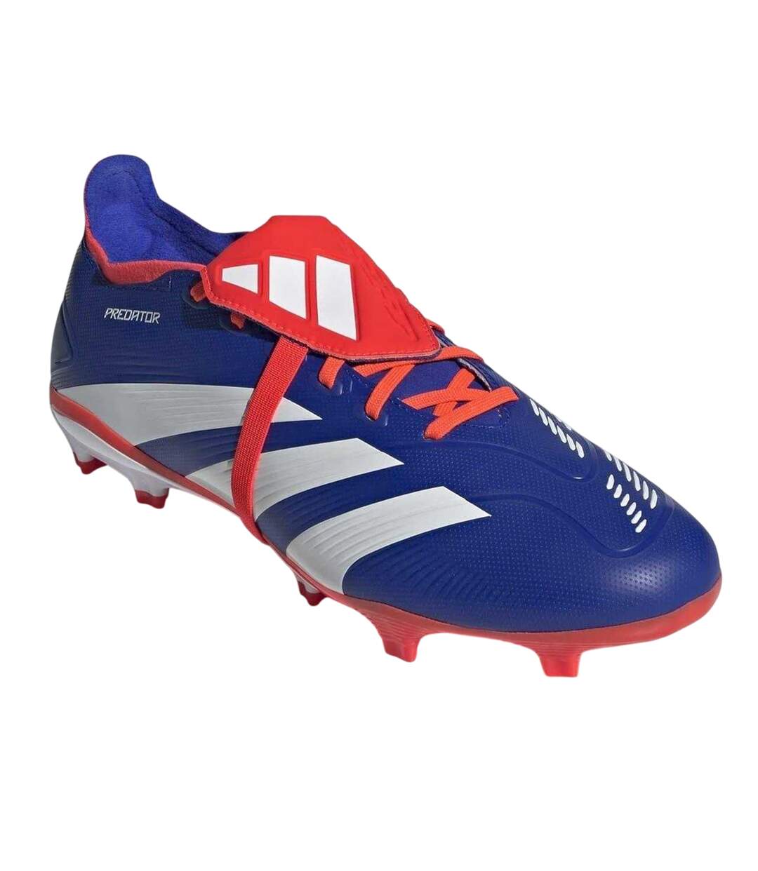 Chaussures De Foot Pour Terrain Ferme  League Homme Bleu Blanc Rouge Predator-4