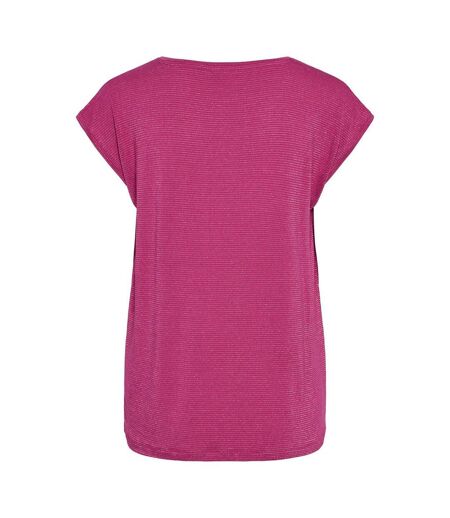 T-shirt Femme Rose Fuchsia Pieces