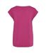 T-shirt Femme Rose Fuchsia Pieces-2