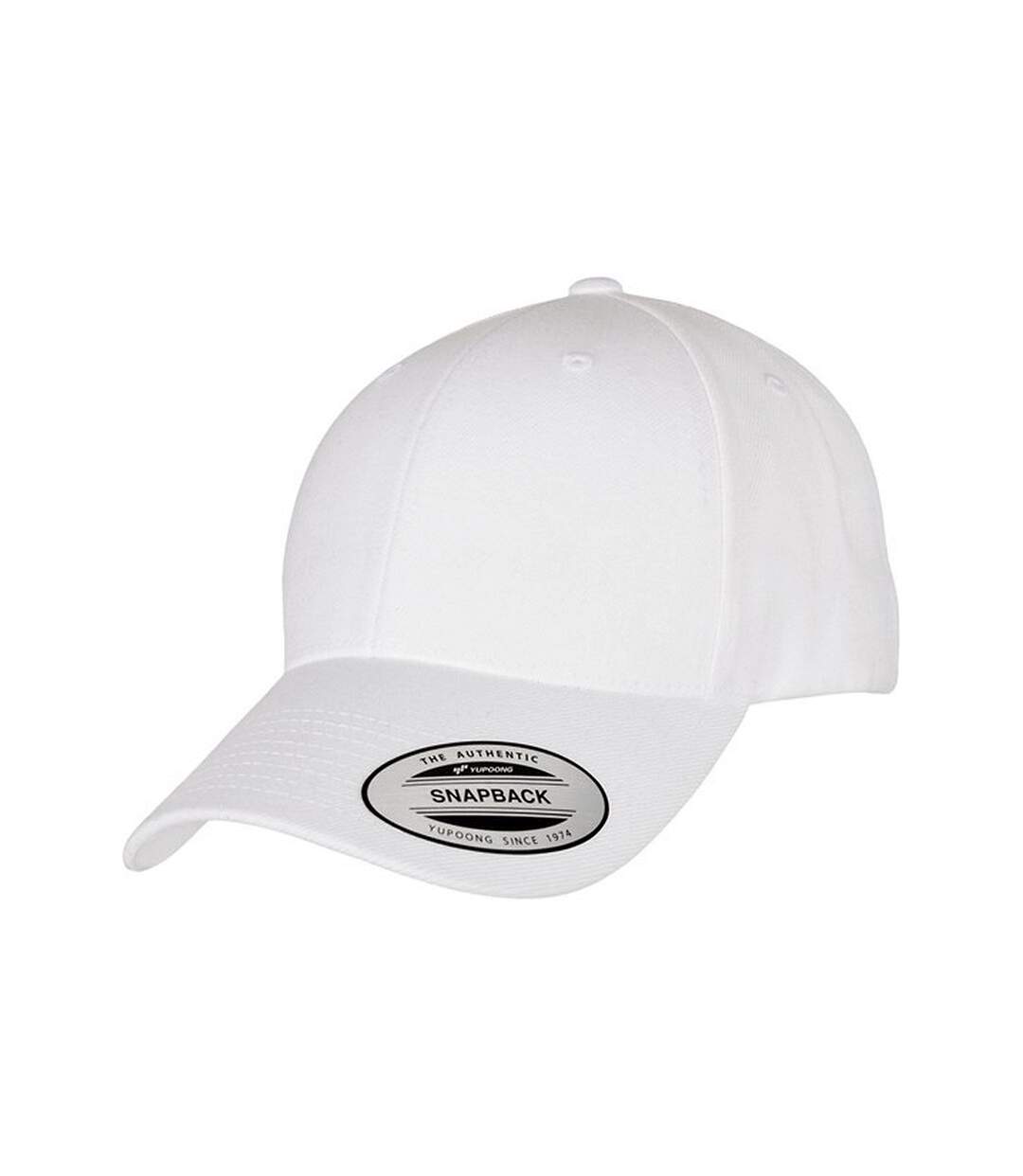 Casquette ajustable premium adulte blanc Flexfit-1