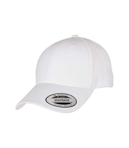 Flexfit Unisex Adult Premium Snapback Cap (White)