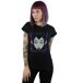 Disney - T-shirt MALEFICENT CROPPED HEAD - Femme (Noir) - UTBI14744-2