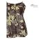 Chemisier top MAYFLOWER KF294MA marron et vert : le confort d'un coton cintré pour sublimer votre silhouette-4