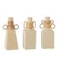 Vase Déco Anneaux Ronds Céline 29cm Beige-2