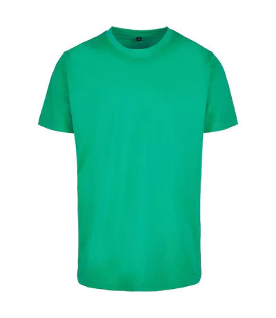 T-shirt À Col Rond Homme Vert Gazon Build Your Brand