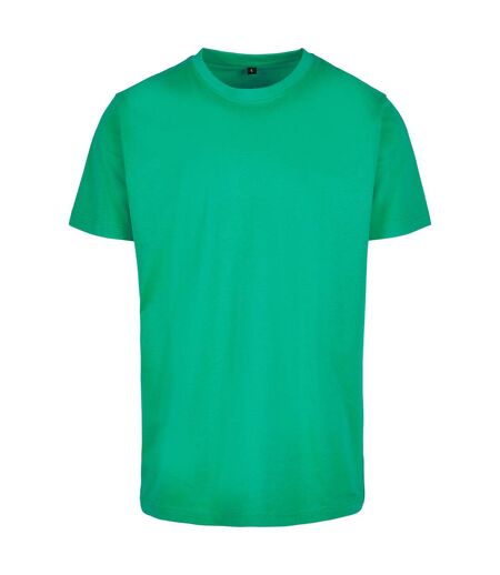 T-shirt À Col Rond Homme Vert Gazon Build Your Brand
