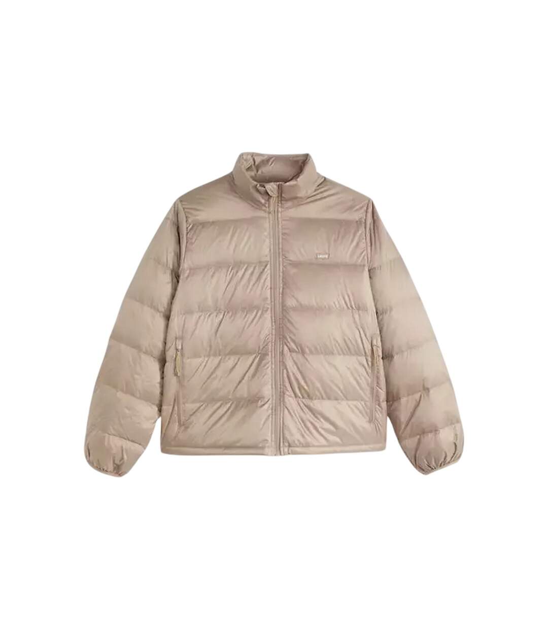Womens/ladies Caviar Logo Soft Shell Jacket Taupe Grey Levis-2