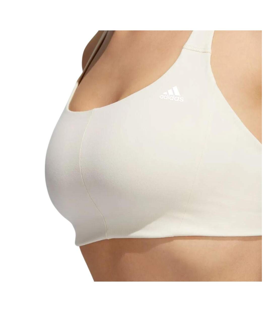 Brassière Beige Femme Adidas Coreflow - XXS D-DD-2