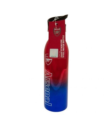Arsenal FC Stainless Steel Water Bottle (Red/Navy) (One Size) - UTSG19982