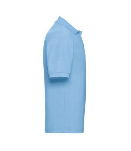 Russell Mens Classic Short Sleeve Polycotton Polo Shirt (Sky Blue) - UTBC566