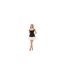 Robe Courte Exclusive No.1 Femme Noir Blanc Odd Muse-1