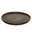 Lot de 6 Assiettes Plates Terre Inconnue 27cm Marron-2