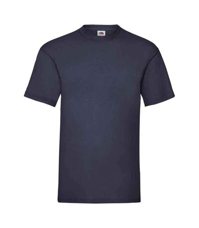 Mens valueweight t-shirt deep navy Fruit of the Loom