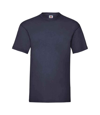 Mens valueweight t-shirt deep navy Fruit of the Loom