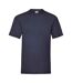 Mens valueweight t-shirt deep navy Fruit of the Loom