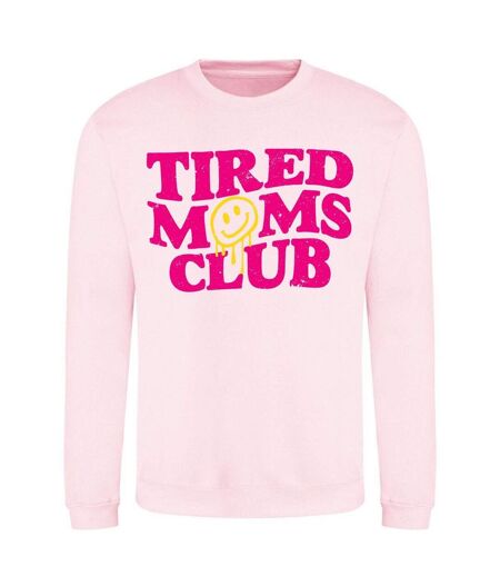 Sweat Tired Mums Club Femme Rose AWD