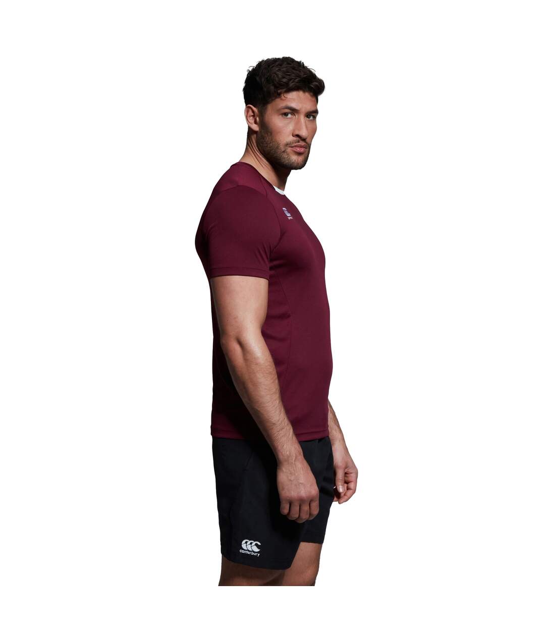 Mens Club Dry Vapodri T-shirt Maroon Canterbury-4