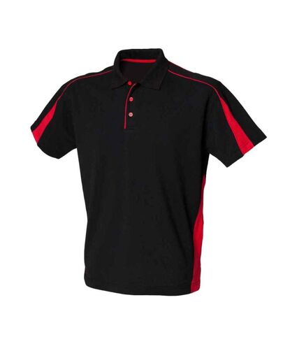 Polo club homme noir / rouge Finden & Hales Finden & Hales