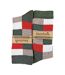 1 Pack Ladies Checkered Patterned Wool Blend Socks-2