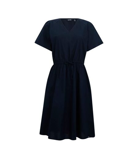 Womens/ladies Elona Midi Dress Navy Regatta