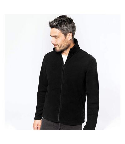 Kariban Mens Full Zip Anti Pill Microfleece Jacket (Black) - UTRW4222