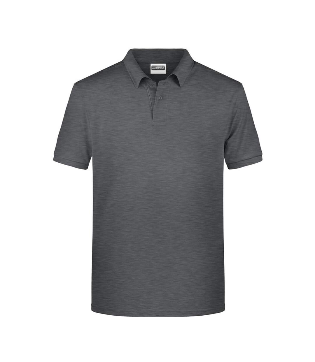 Polo Basic Homme Noir Chiné James And Nicholson-1