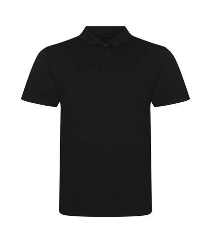 AWDis Mens Tri-Blend Polo Shirt (Solid Black)