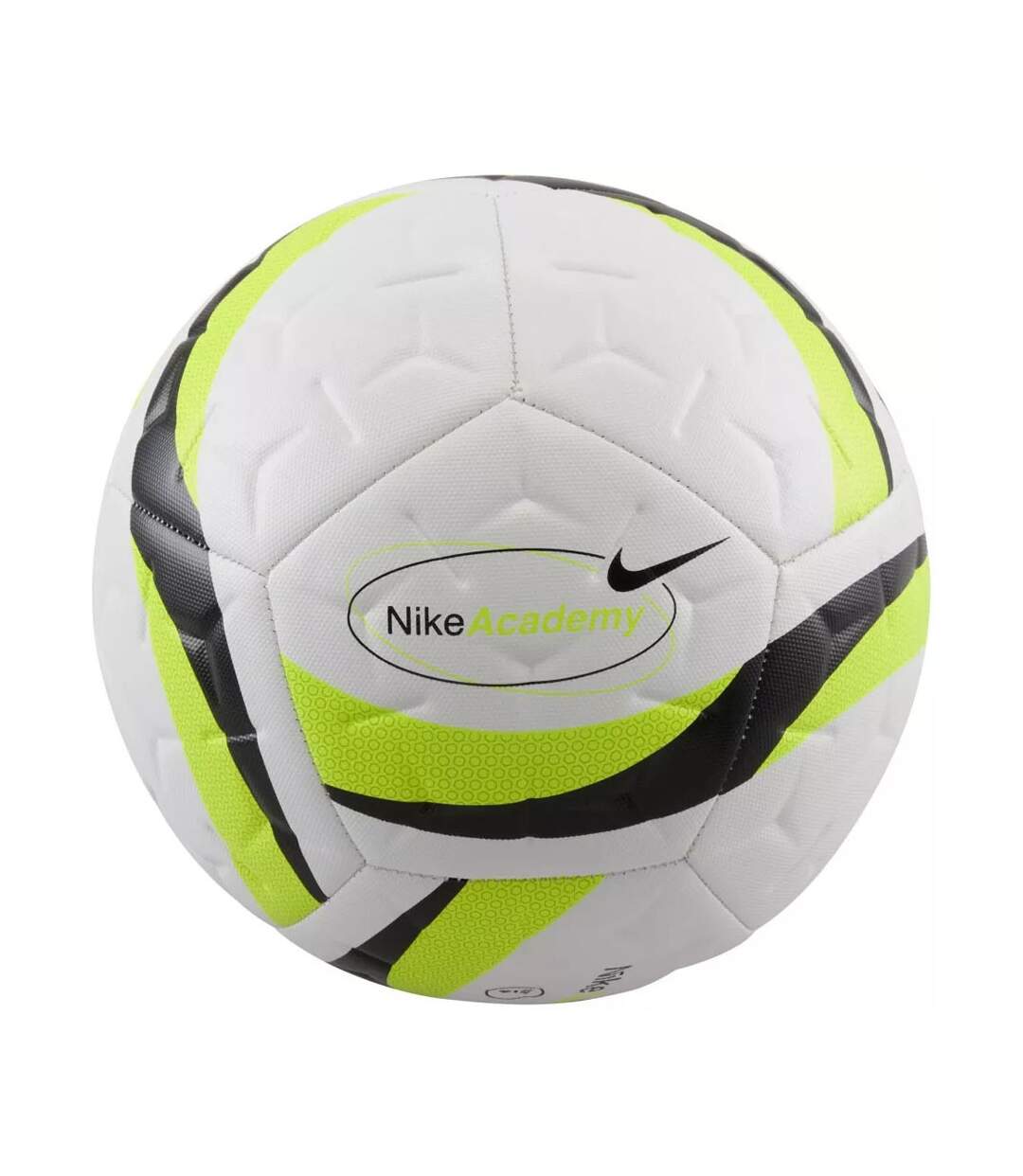 Ballon De Foot Motif/style Texturé Academy Team Taille 5 Blanc Jaune Noir Nike-2