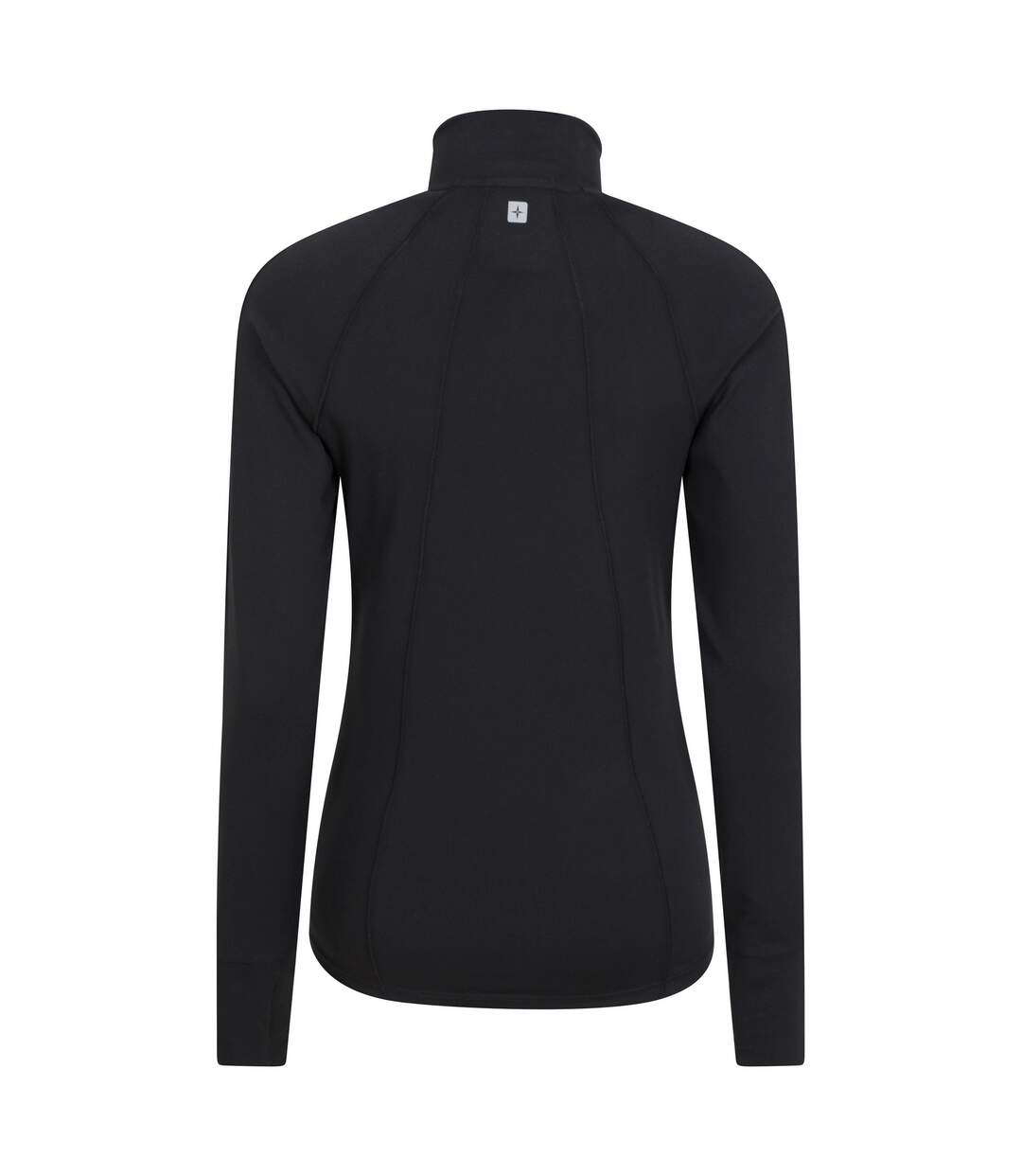 Womens/ladies Blackout Active Midlayer Black Mountain Warehouse-2