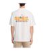 Mens Orange Crew Neck Regular T-shirt Natural Hugo-3