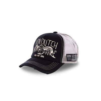 Casquette Trucker Filet Crew Noir Vondutch