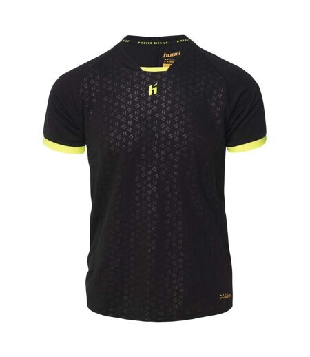 T-shirt Rosario Homme Noir Jaune Fluo Huari