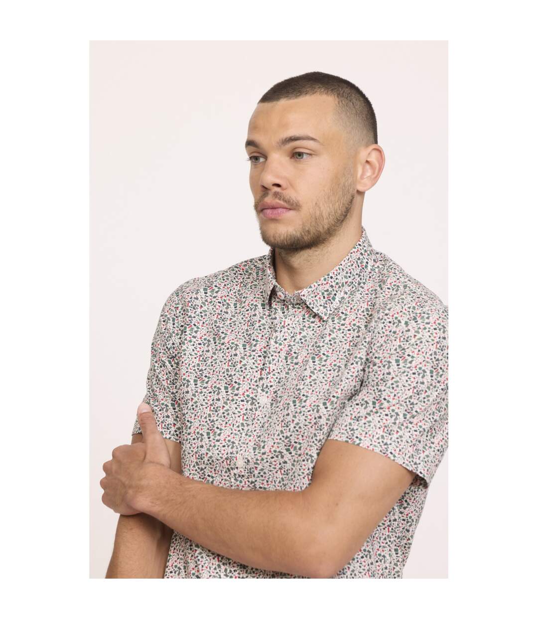 Chemise manches courtes coton regular DOMIL-4