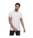 Mens Tarquin Polo Shirt White Crosshatch-2