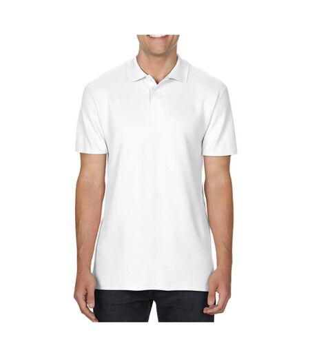 Polo adulte blanc Gildan