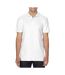 Polo adulte blanc Gildan-3